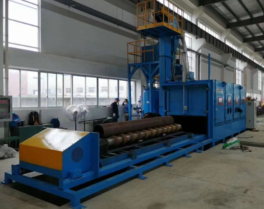 佛山喷砂机在管道除锈中的现场施工应用