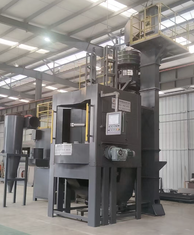 佛山转盘式喷砂机 提升圆形工件处理效率